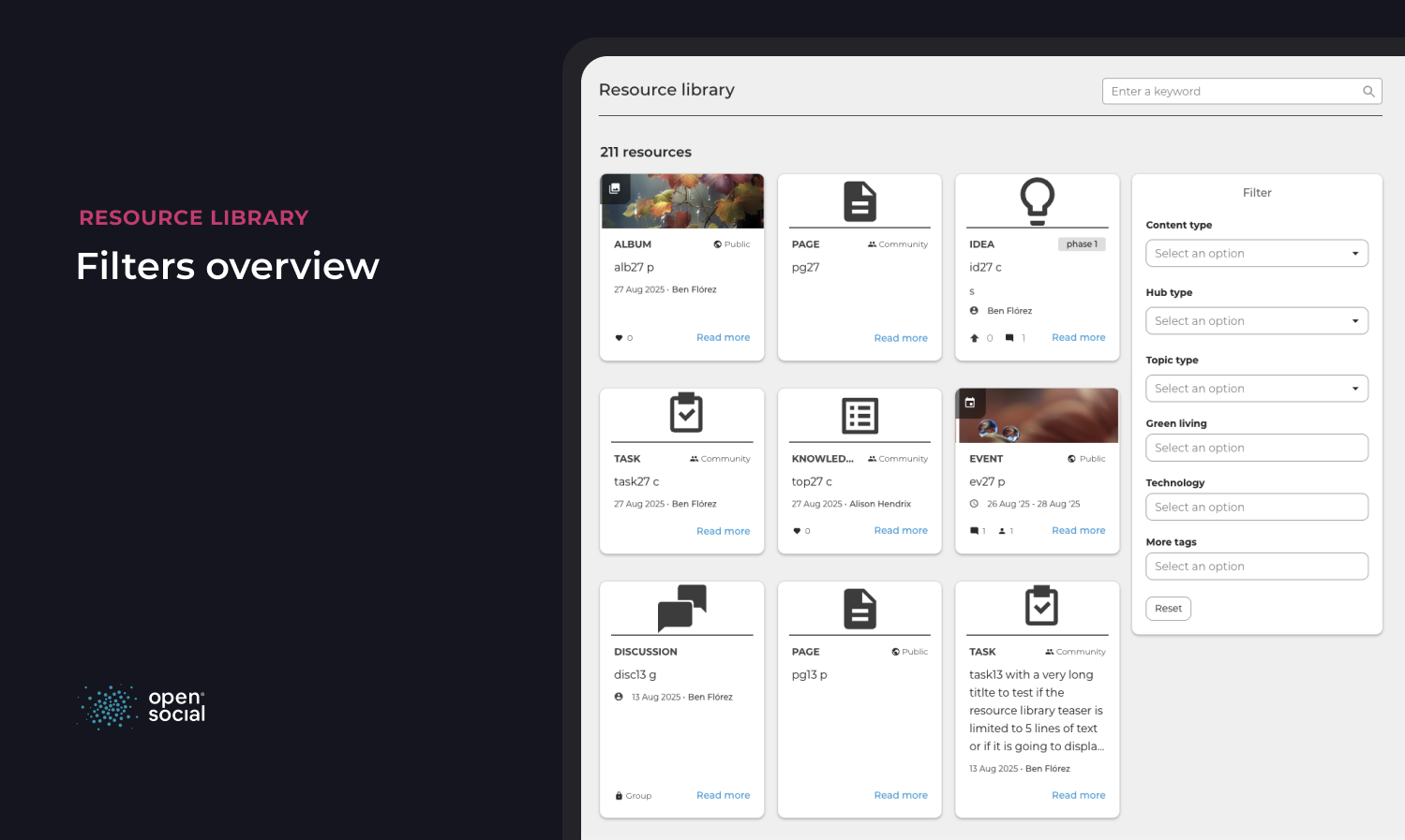 Resource library